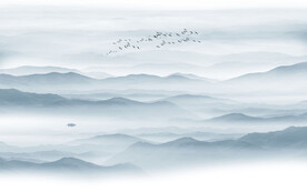 新中式山水画