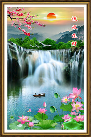 玄关山水画