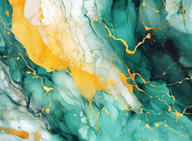 綠色漸變大理石背景