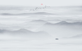 水墨山水画