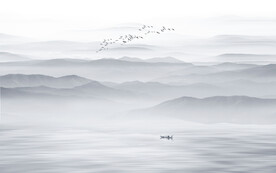 水墨山水画