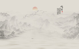 新中式山水情
