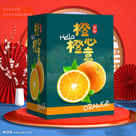 橙子包裝 臍橙禮盒