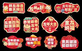 龙年手举牌