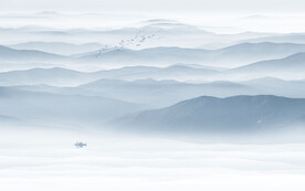 水墨远山
