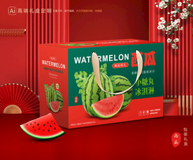 西瓜包裝 水果禮盒