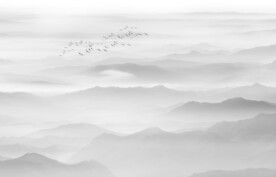 山水水墨画