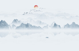 新中式山水画