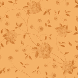 姜黃色優(yōu)雅碎花印花圖案 