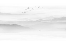 山水水墨画