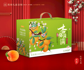 杏包裝 黃杏禮盒