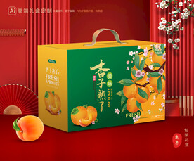 杏包裝 黃杏禮盒