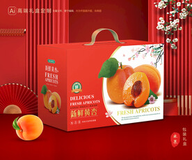 杏包裝 黃杏禮盒