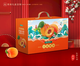 杏包裝 黃杏禮盒