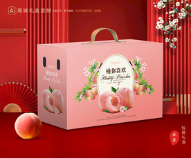 桃子包裝 水蜜桃禮盒
