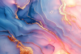 藍(lán)粉色漸變大理石背景