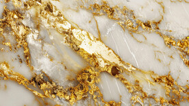 白色漸變金線大理石背景