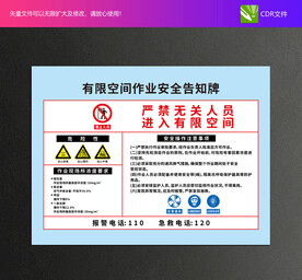 安全告知牌