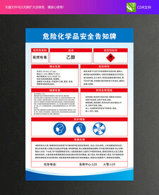 危险化学品安全告知牌