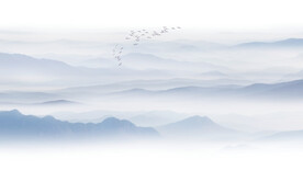 水墨意境山水畫