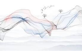 抽象山水水墨畫(huà)