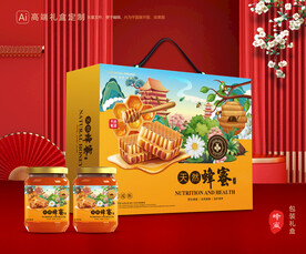 蜂蜜包裝 百花蜜禮盒