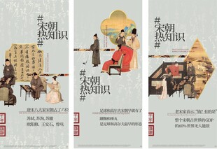 宋朝熱知識(shí)海報(bào)設(shè)計(jì)