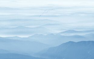 意境水墨山水畫