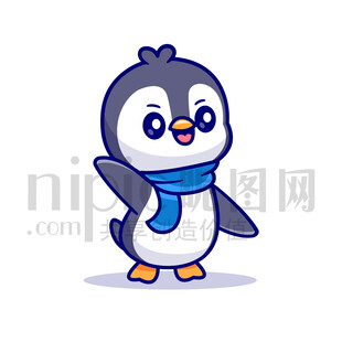 可愛卡通企鵝
