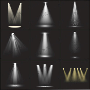 舞臺(tái)光束燈光打光燈光亮光光點(diǎn)