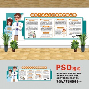 醫(yī)院文化墻 科學(xué)補(bǔ)碘