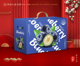 蓝莓包装 水果礼盒