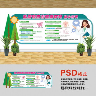 乳腺癌防治文化墻