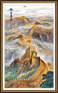 錦繡山河玄關畫