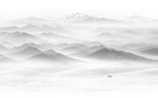 中國(guó)風(fēng)水墨山水畫