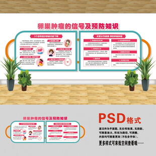 卵巢腫瘤文化墻