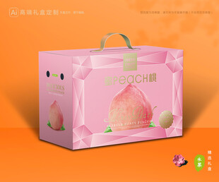 水蜜桃包裝 桃子禮盒