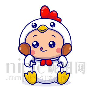 可爱小鸡宝宝卡通形象
