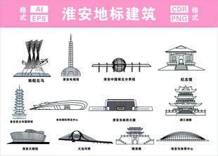 淮安地標建筑圖