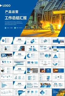 鋼鐵行業(yè)年終總結(jié)新年計(jì)劃ppt