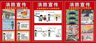 消防宣傳海報展示