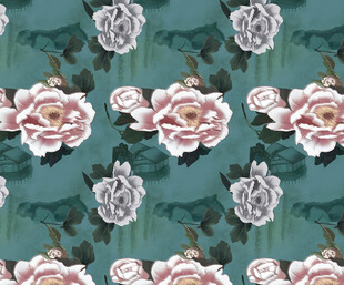 復古玫瑰圖案背景
