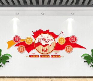 社會(huì)主義核心價(jià)值觀文化墻
