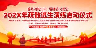 疏散逃生演練啟動儀式