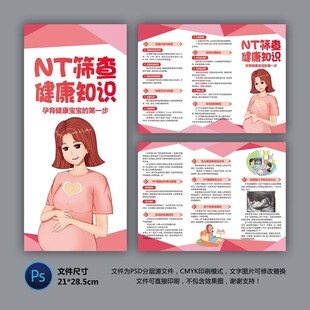 NT篩查三折頁(yè)
