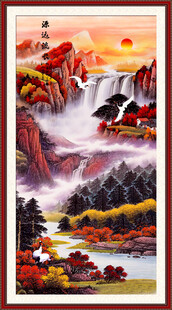 玄關(guān)山水畫