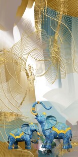 大象玄關(guān)畫