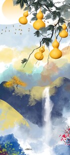 五福臨門玄關(guān)