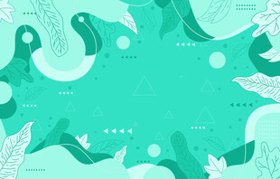 清新海洋風插畫背景圖