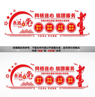 網格服務文化墻